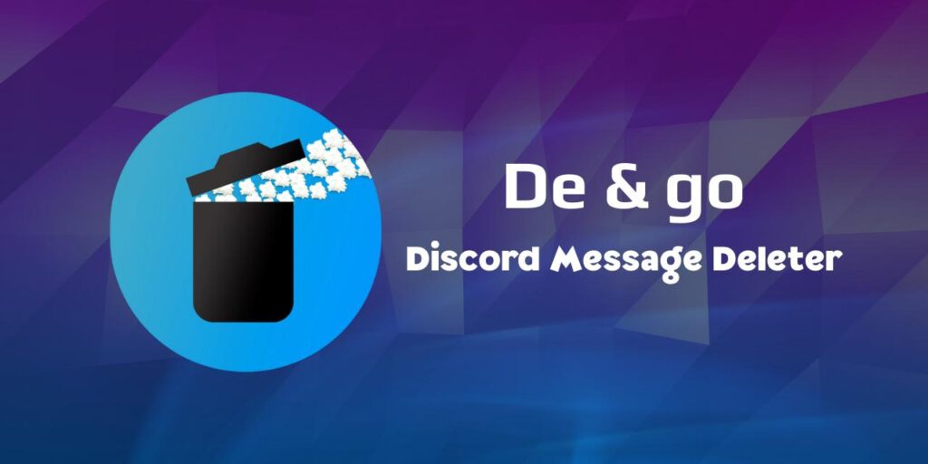 De and go message deleter bot for Discord