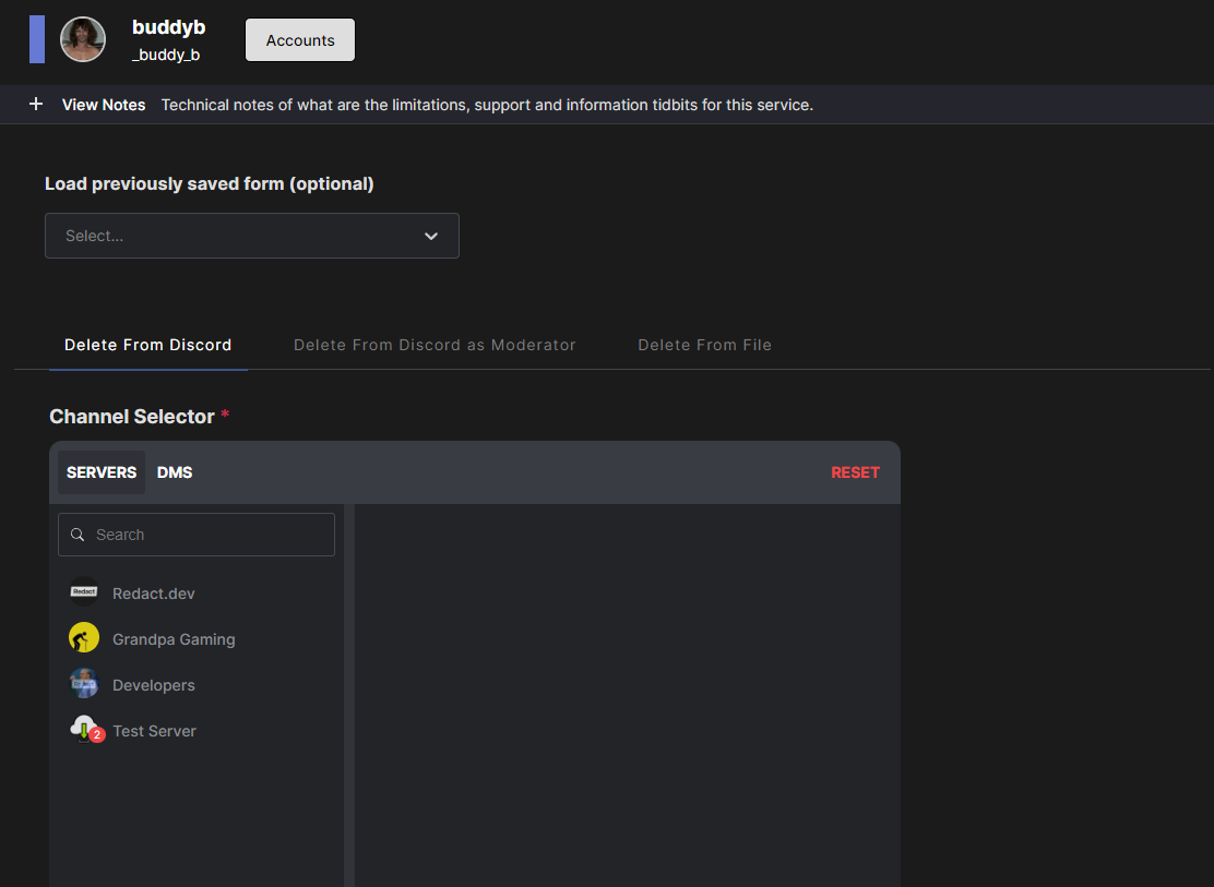 How to delete all messages from a user in Discord DMs