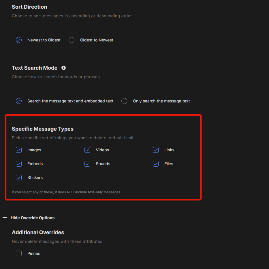 Infographic: how to mass delete Discord DMs quickly using the Redact app