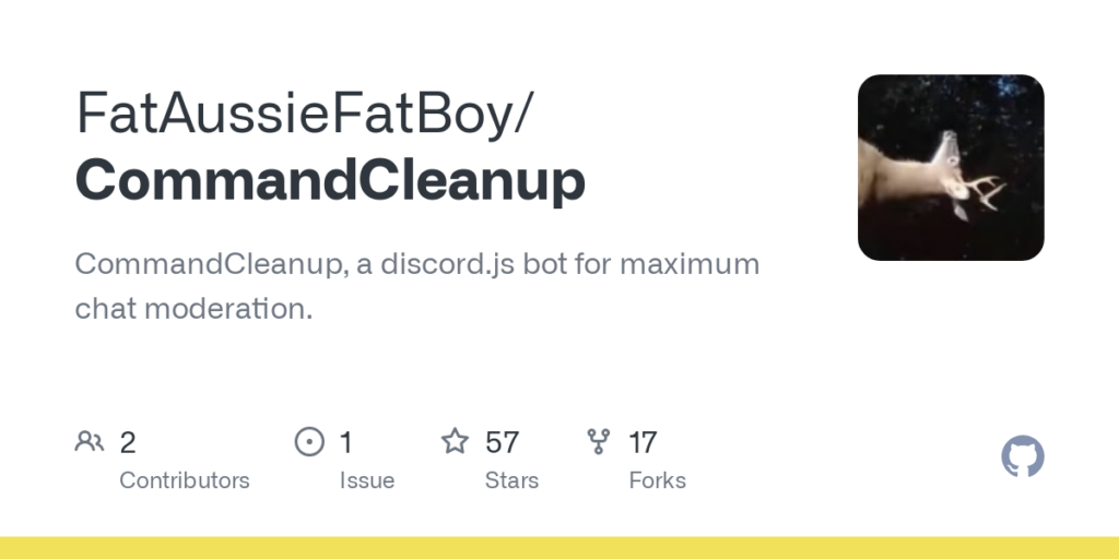 CommandCleanup bot for Discord