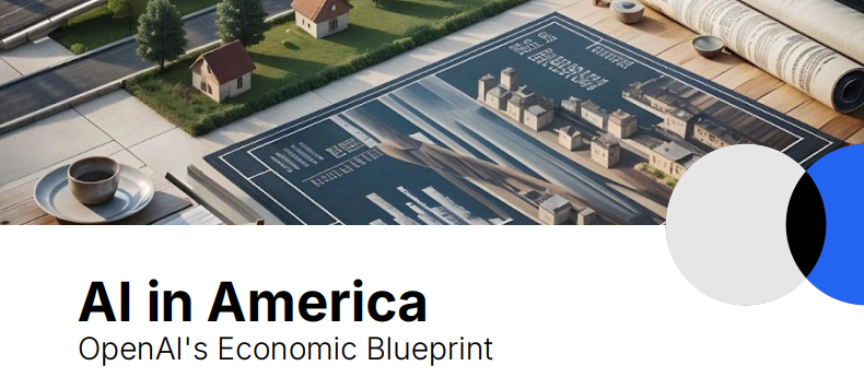 Cover Page Sample of OpenAI's Economic Blueprint
