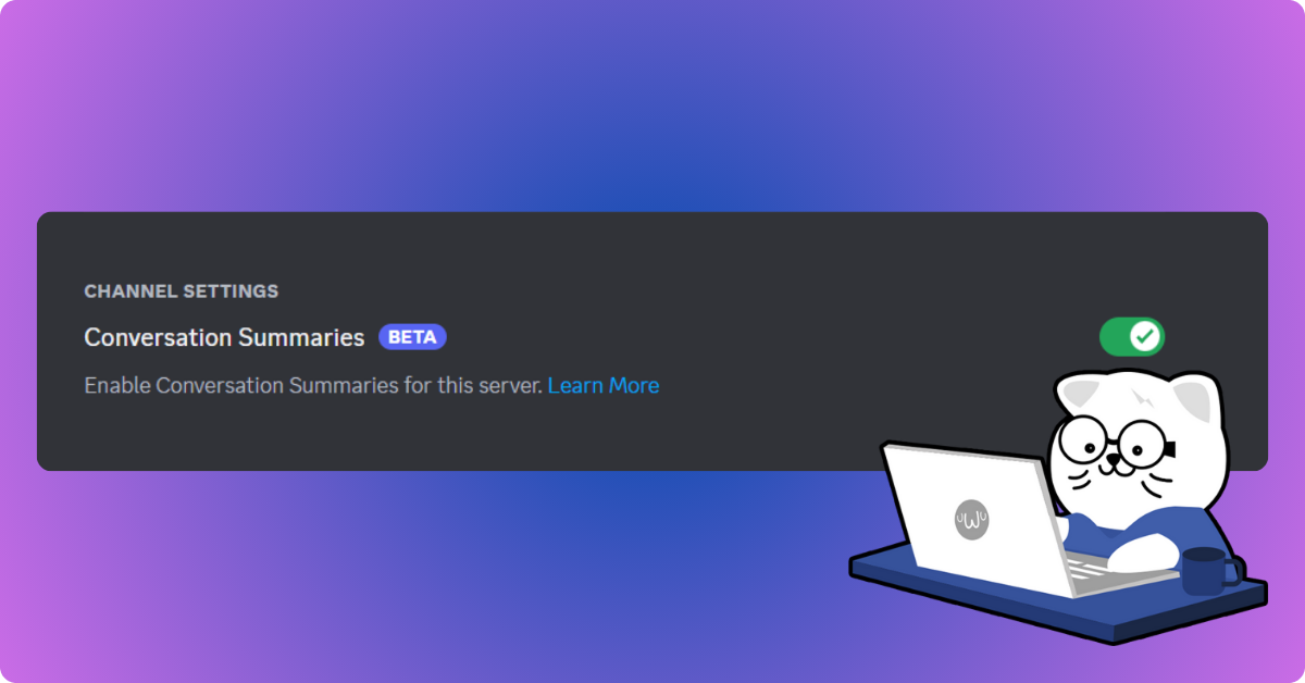 Conversation Summary feature on Discord.