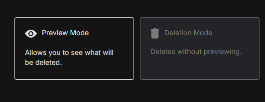 Preview your posts before you delete them to ensure you are deleting the correct content.