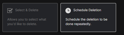 Setting up Schedule Deletion to enforce server policies automatically
