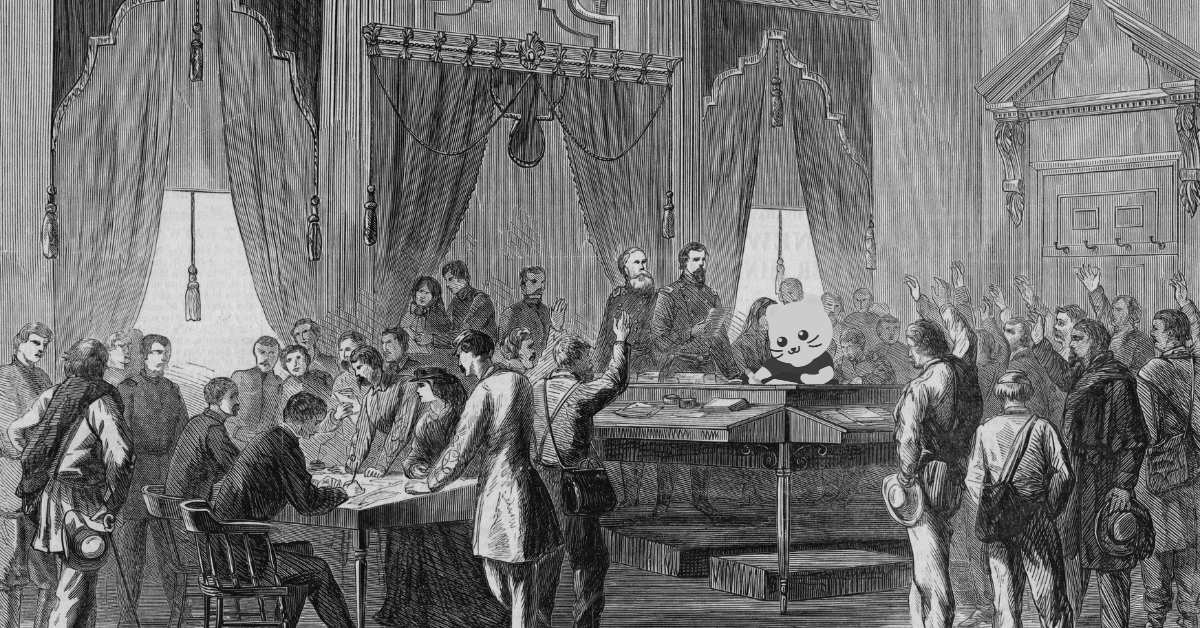 Redacto writing legislation in the US Senate Chamber