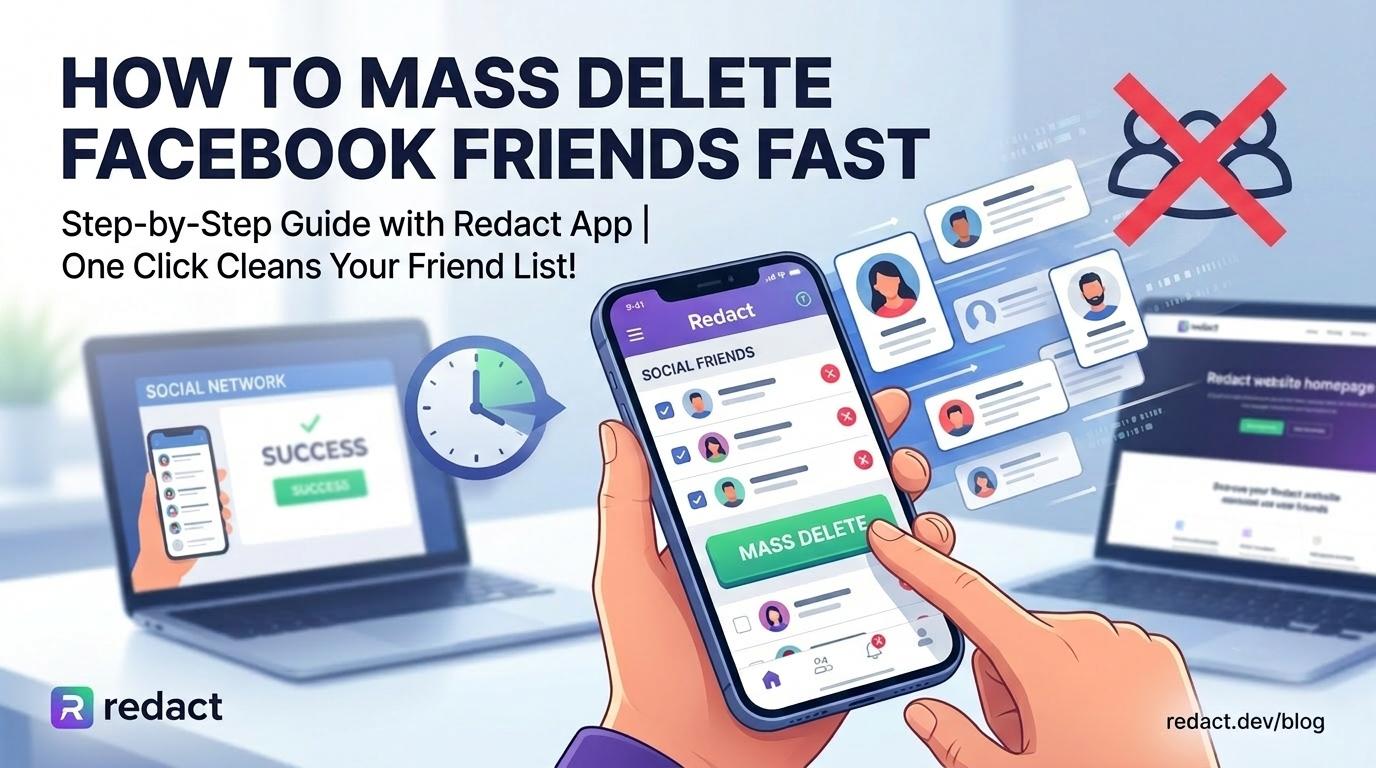 How to Remove Friends on Facebook Fast (one friend at a time or all friends at once)