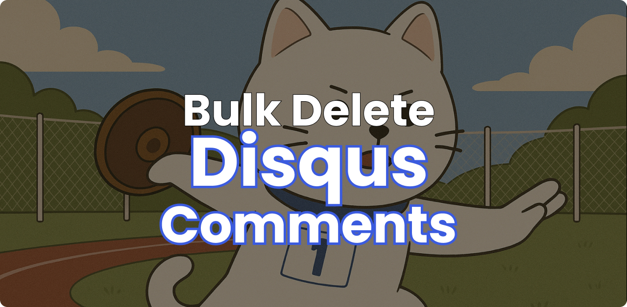 Bulk delete from Disqus with Redact.
