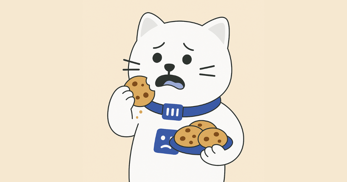 Redacto the Cat Eating Cookies