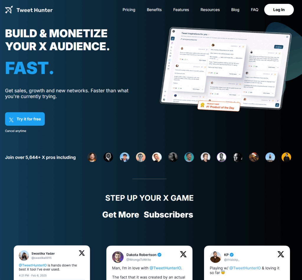Tweet Hunter