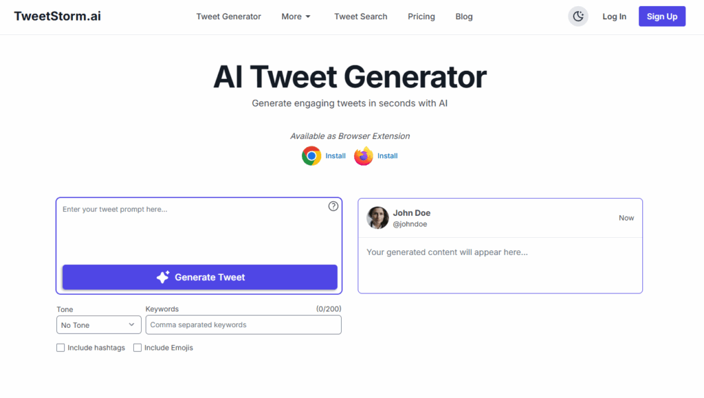 TweetStorm.ai