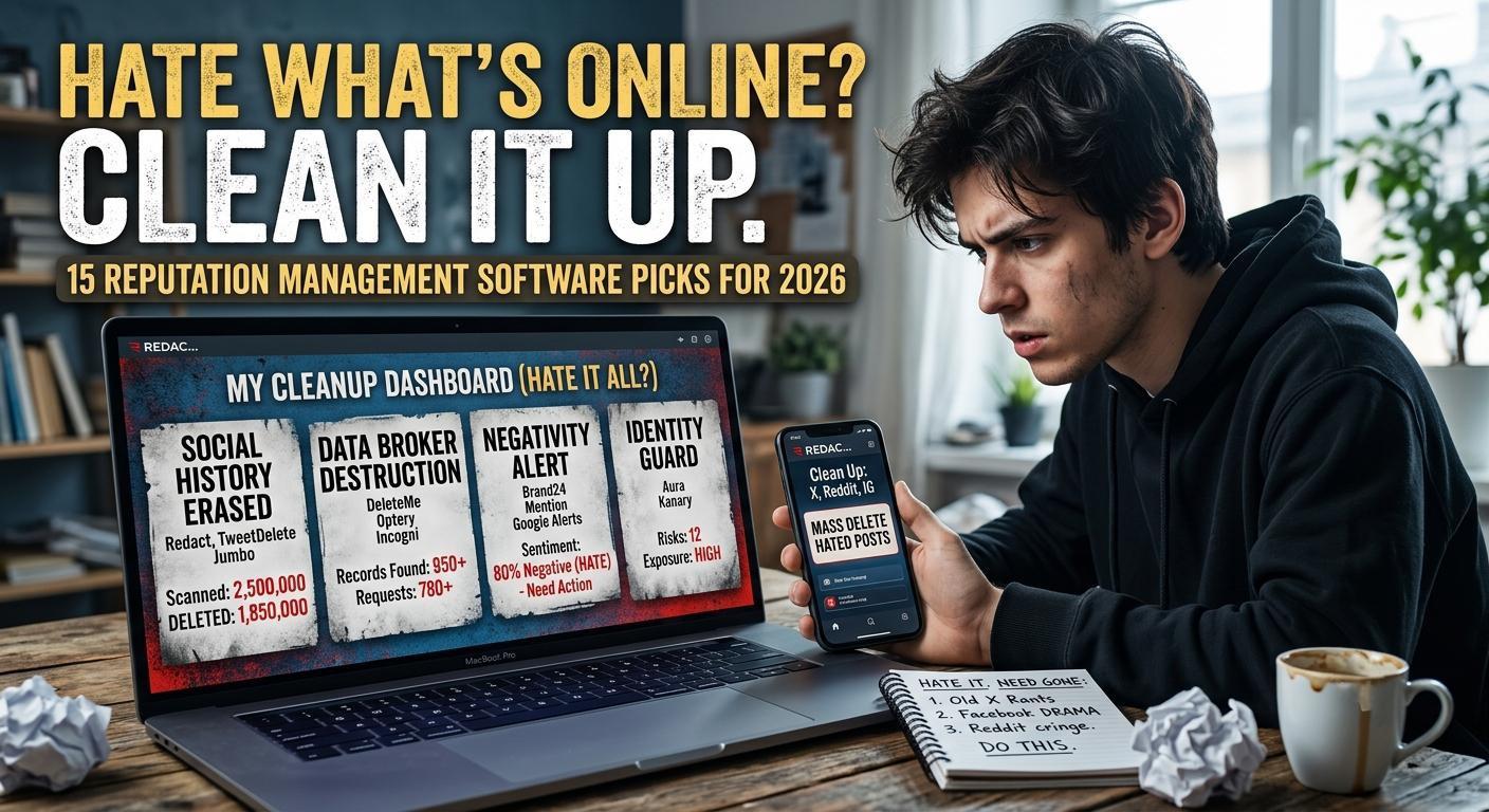 Redact’s Top 15 Reputation Management Software Picks for 2026