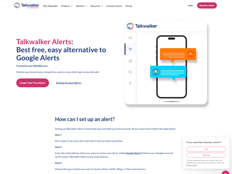 Talkwalker Alerts