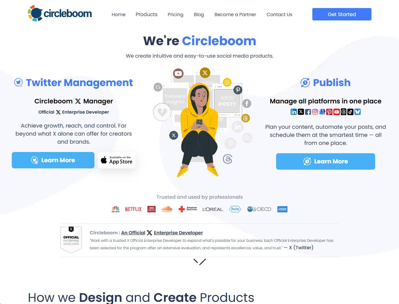Circleboom homepage