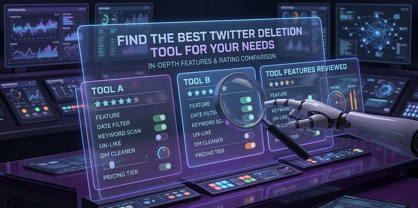 Top 9 Twitter Deletion Tools Reviewed, Summarized, & Ranked