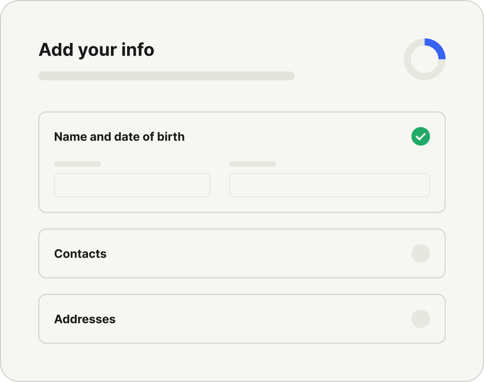Configure your personal information profile in Redact