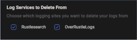 Delete logs from OverRustle or RustleSearch in no time using Redact