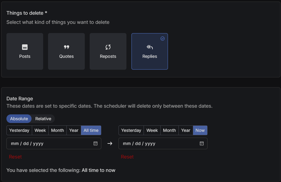 Delete all Threads Replies