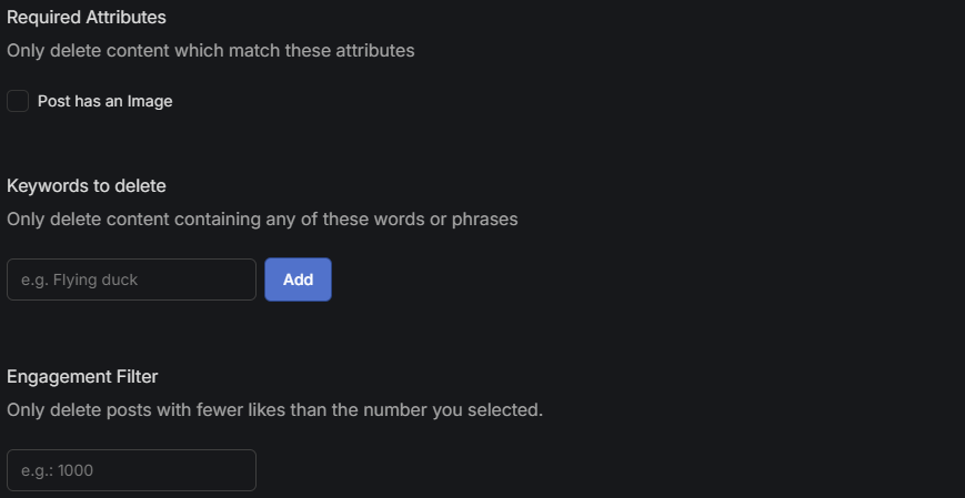 Delete Threads Account History