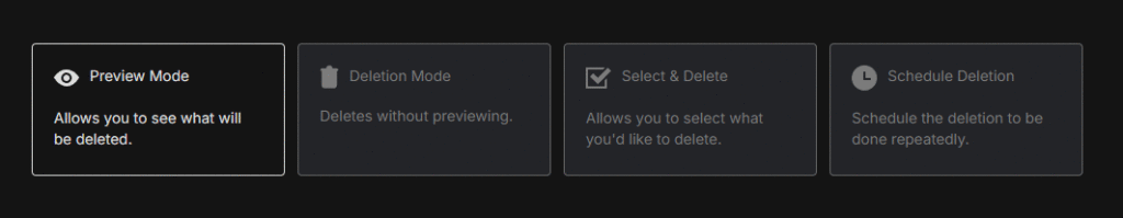 To delete your entire Imgur account history at once, skip the entire list of Imgur search options, go straight to the bottom of the app settings, and click start deleting. Be advised that content deletion is irreversible. If you're not confident about deleting everything all at once, use preview mode first. Or, use "select & Delete Mode" to pick and choose which Imgur content you want to delete and which content you'd like to save.