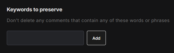 Was there a certain meme or word you remember using back in the day? A lot of the stuff gamers said 10 years ago, as an obvious joke at the time, no longer flies within the court of public opinion. Don't let your school dean, boss, friends, or family stumble across some raunchy comment you made on your buddy's profile in 2013. Redact can search across your entire Steam history looking for problematic keywords on your profile comments, or your friends’ profiles, and eliminate them in bulk. Redact quickly locates, deletes, or excludes your comments based on the keywords you provide. Simply add your keywords into the field and click the 'Add' button to include them. If you wish to remove any keyword, just click the “x” adjacent to it. For a complete reset of your keyword list, use the 'Clear All' button.
